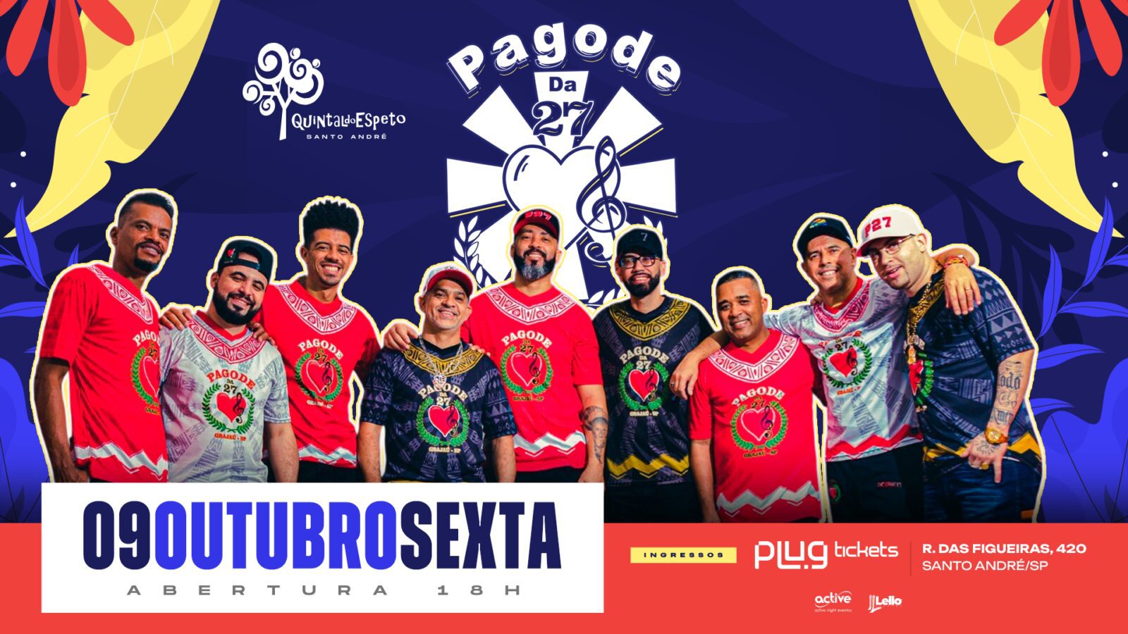 10/09/2026 – Pagode da 27 – Sto. André